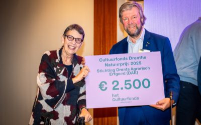 Drents Agrarisch Erfgoed wint € 2500 met nominatie Cultuurprijs Drenthe